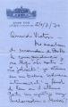 Carta de Ignacio Pirovano a VMD