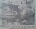 Magariños, un joven pintor de 24 años ganó el Premio Prins de la Academia